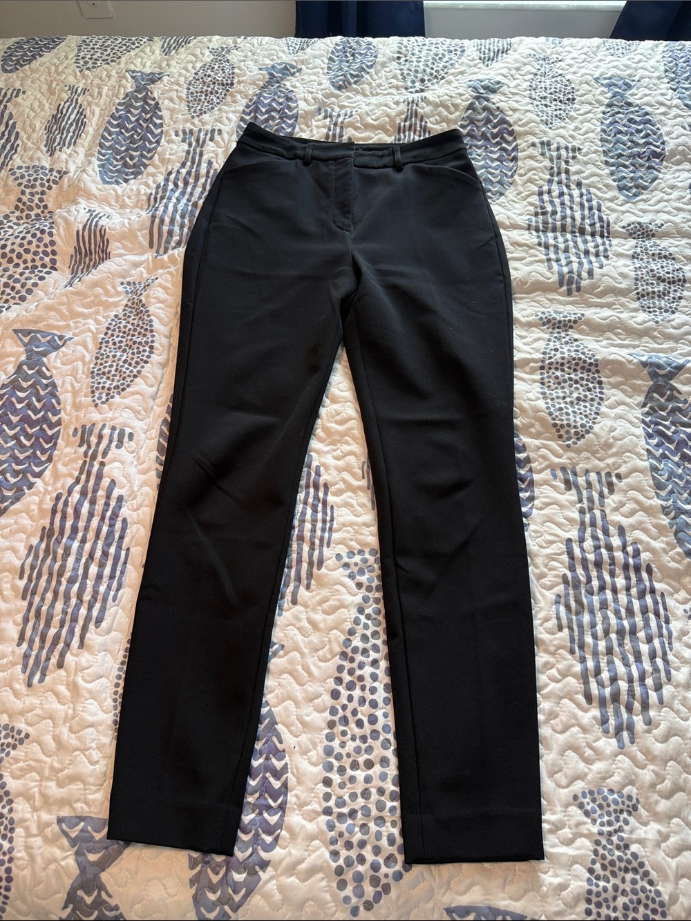 Express editor skinny ankle pants black 6r